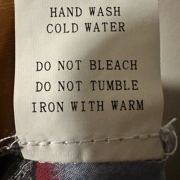 NWT! Radzoli women pearl button down sheer colorful artsy 100% cotton top sz XL - Picture 7 of 8